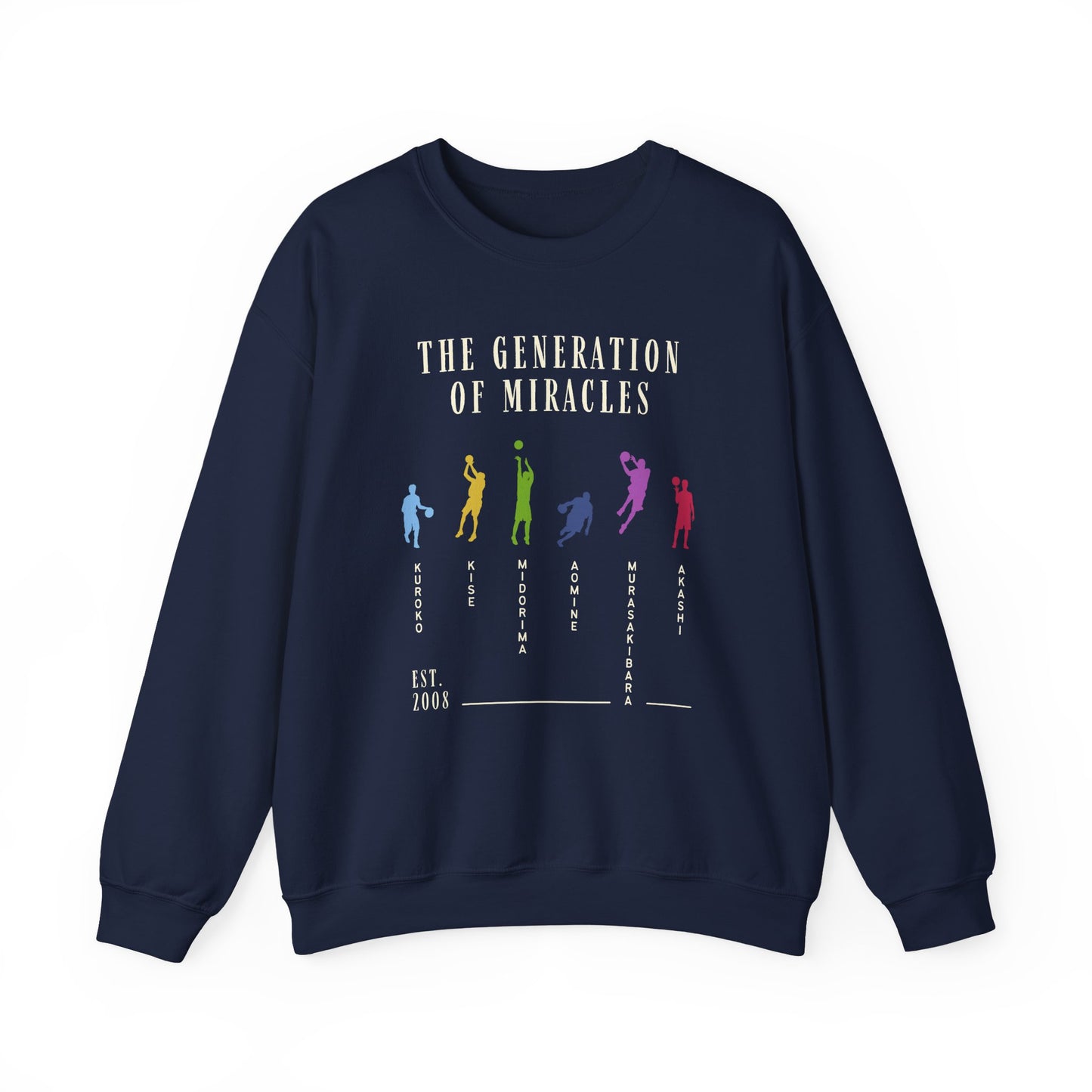 Generation of Miracles- Kuroko No Basket (Unisex Sweatshirt Dark)