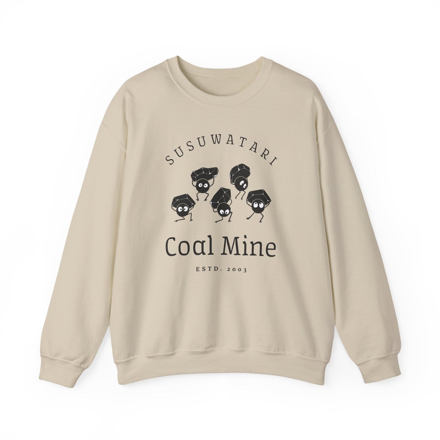 Suzuwatari Coal Mine- Spirited Away (Unisex Sweatshirt Light)