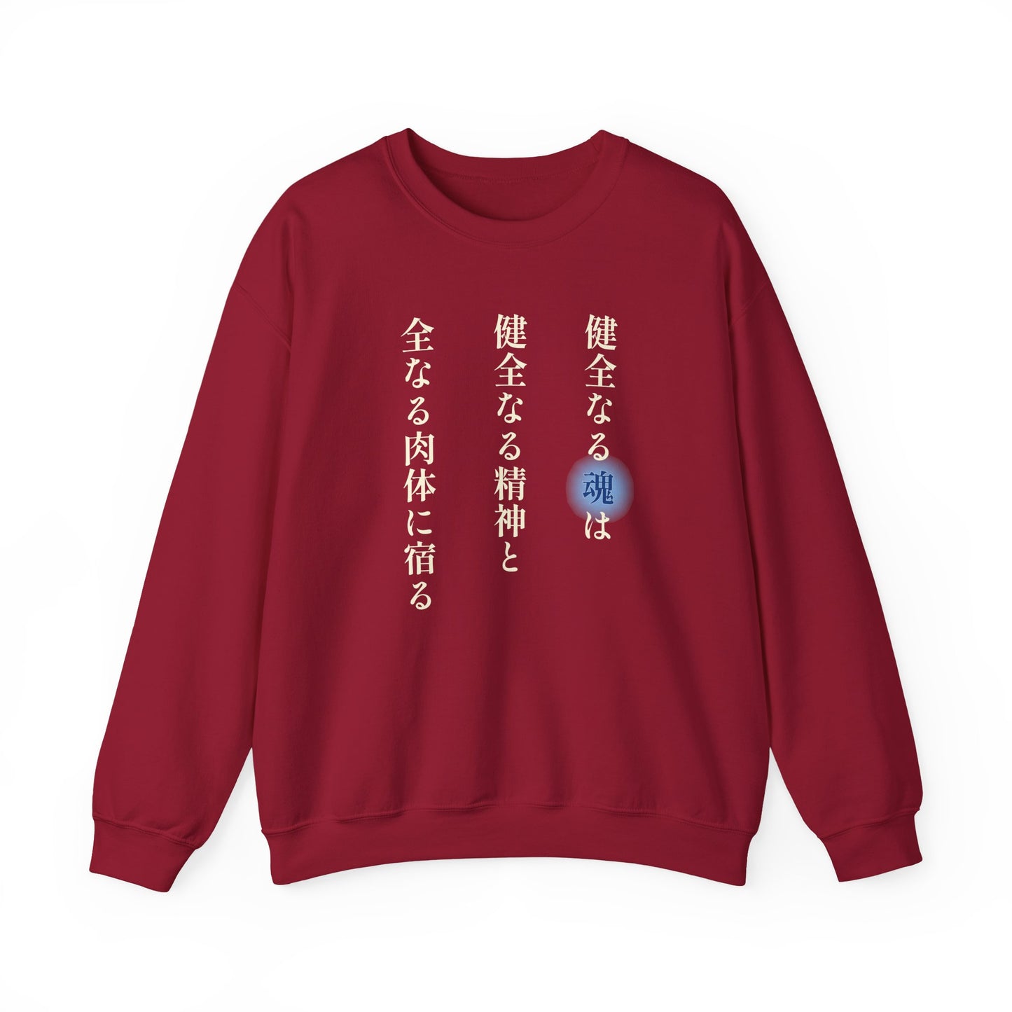 A Sound Soul Dwells Within a Sound Mind and a Sound Body- Soul Eater (Unisex Sweatshirt Dark)