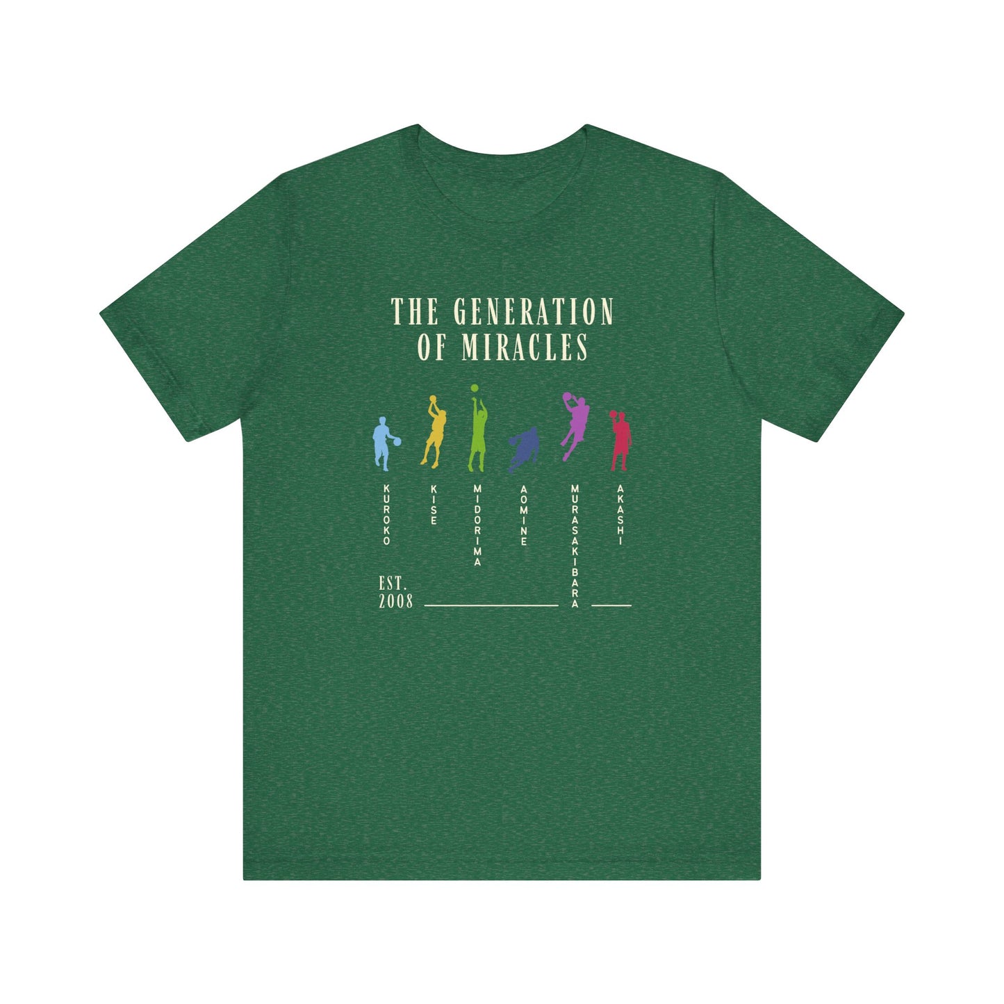 Generation of Miracles- Kuroko No Basket (Unisex Shirt)
