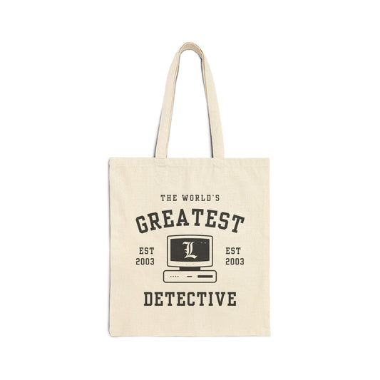 World's Greatest Detective- Death Note (Tote Bag)