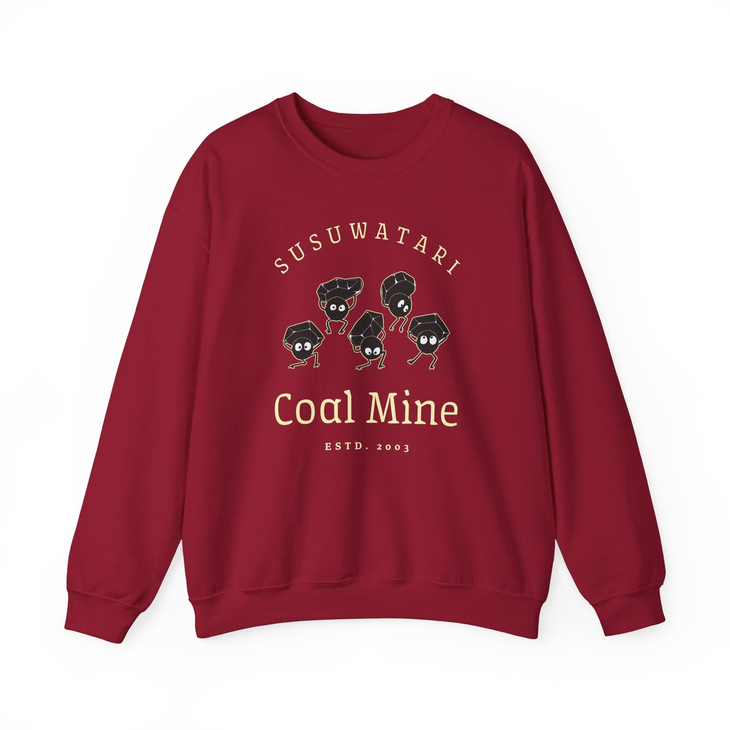Suzuwatari Coal Mine- Spirited Away (Unisex Sweatshirt Dark)