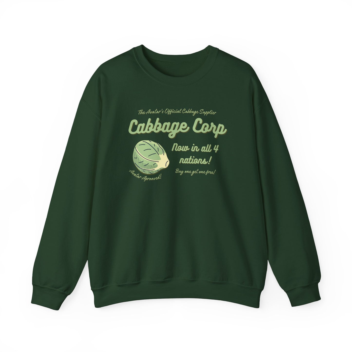 Cabbage Corp- Avatar The Last Airbender (Unisex Sweatshirt Dark)