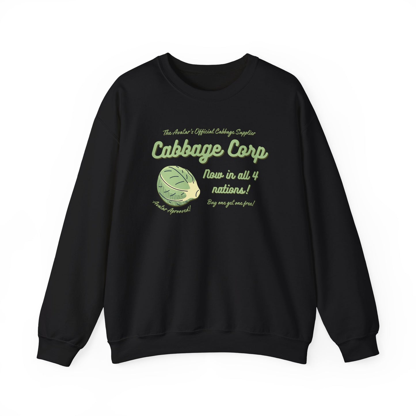 Cabbage Corp- Avatar The Last Airbender (Unisex Sweatshirt Dark)