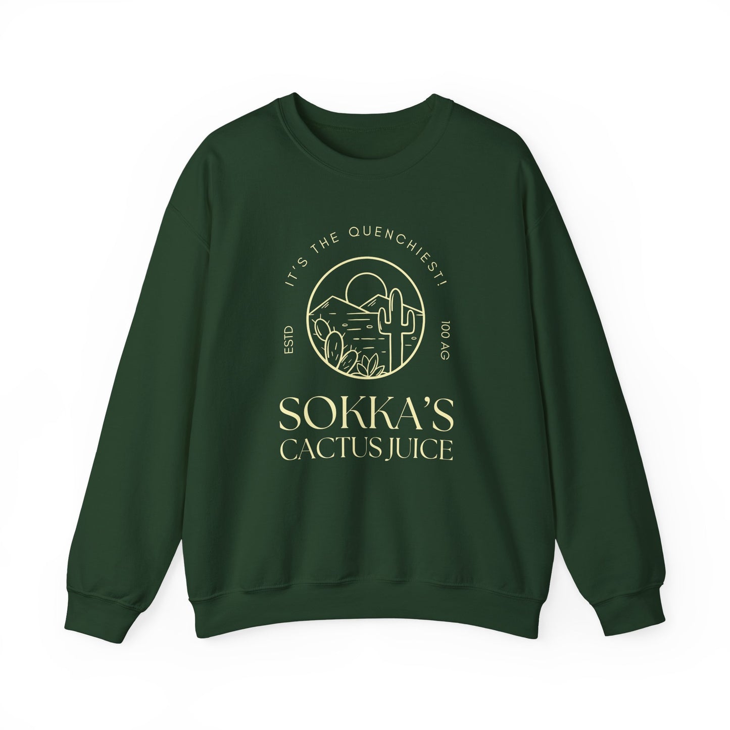 Sokka's Cactus Juice- Avatar The Last Airbender (Unisex Sweatshirt Dark)