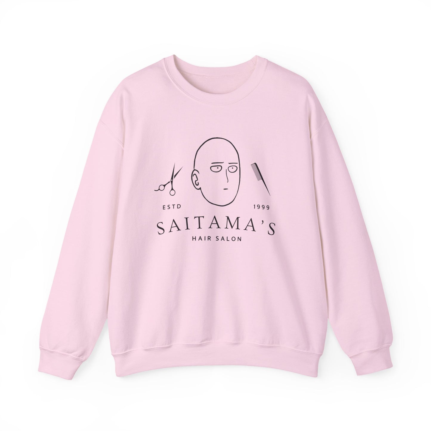 Saitama's Hair Salon- One Punch Man (Unisex Sweatshirt Light)