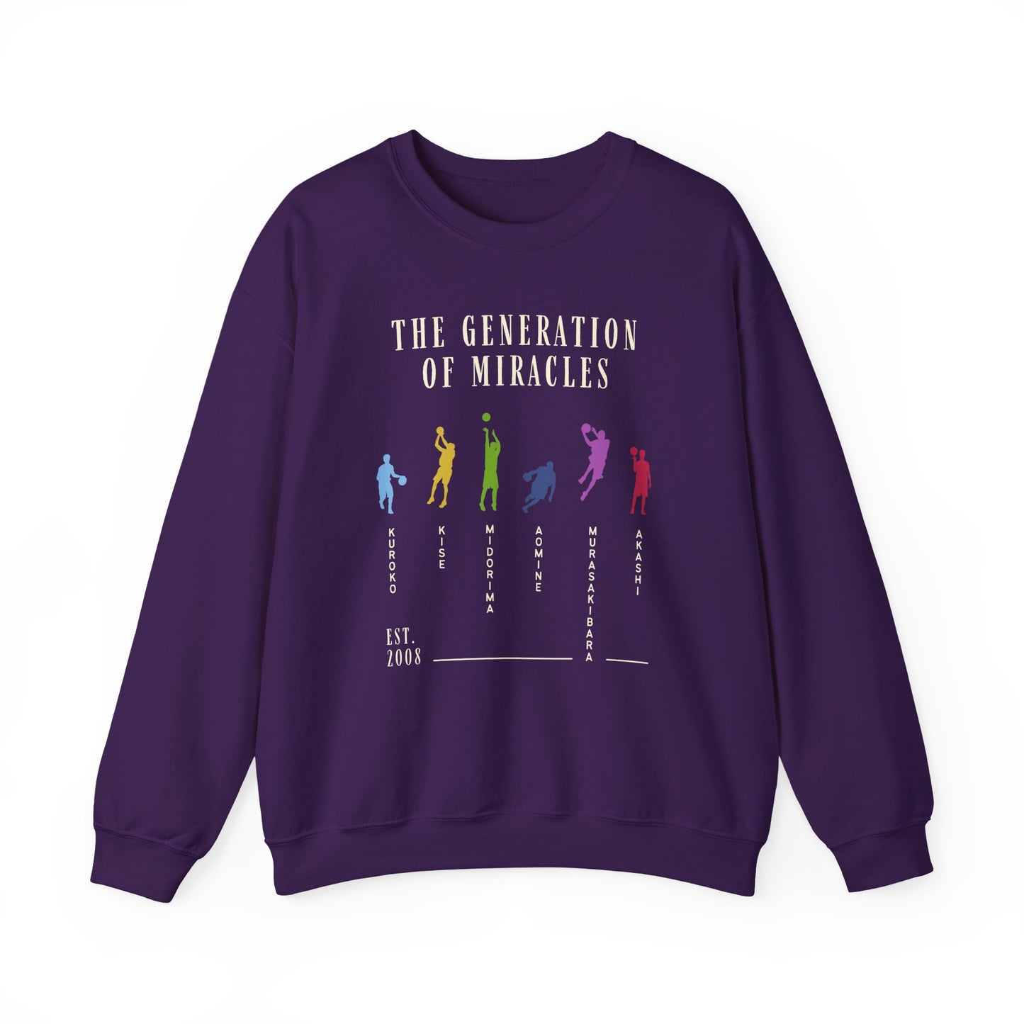 Generation of Miracles- Kuroko No Basket (Unisex Sweatshirt Dark)
