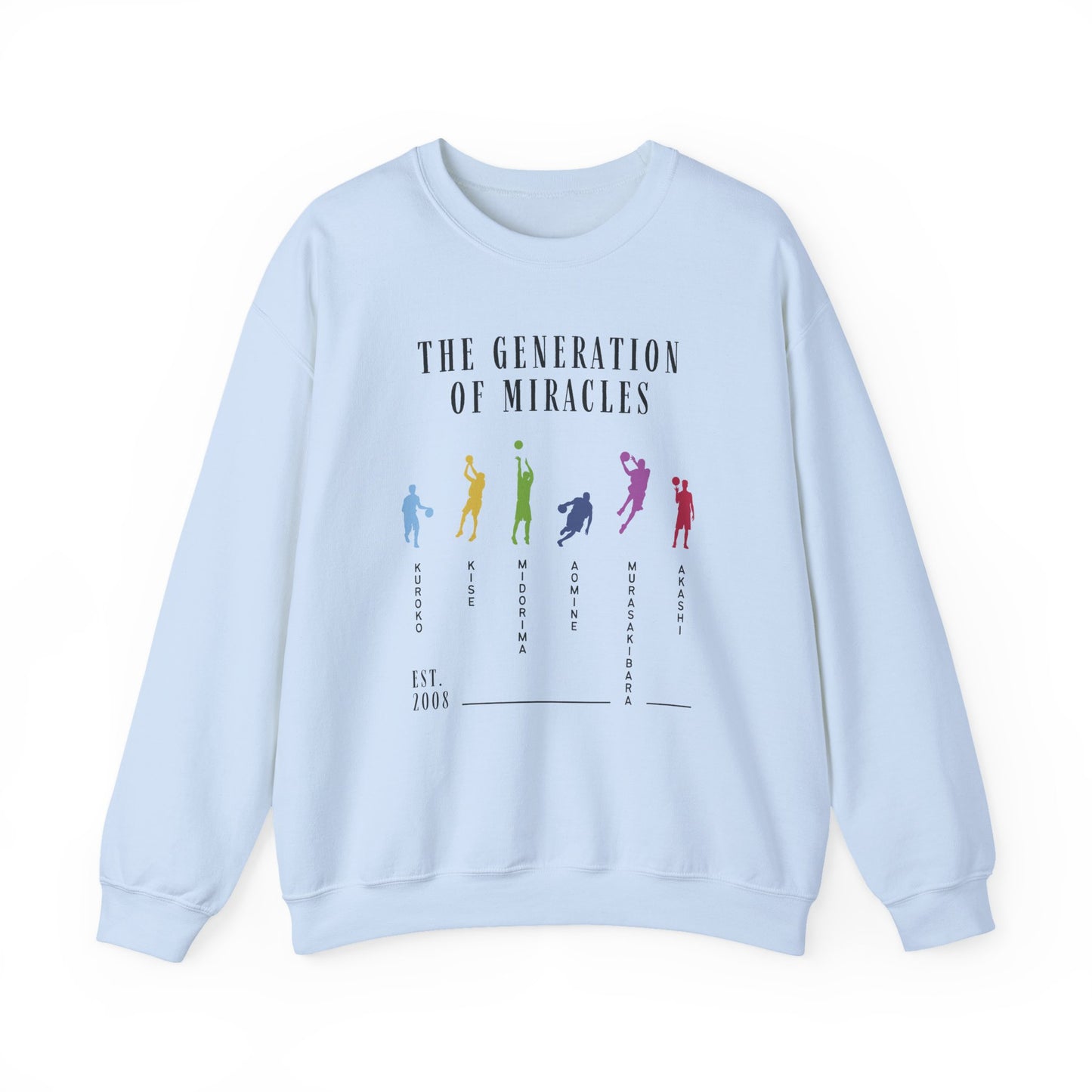 Generation of Miracles- Kuroko No Basket (Unisex Sweatshirt Light)