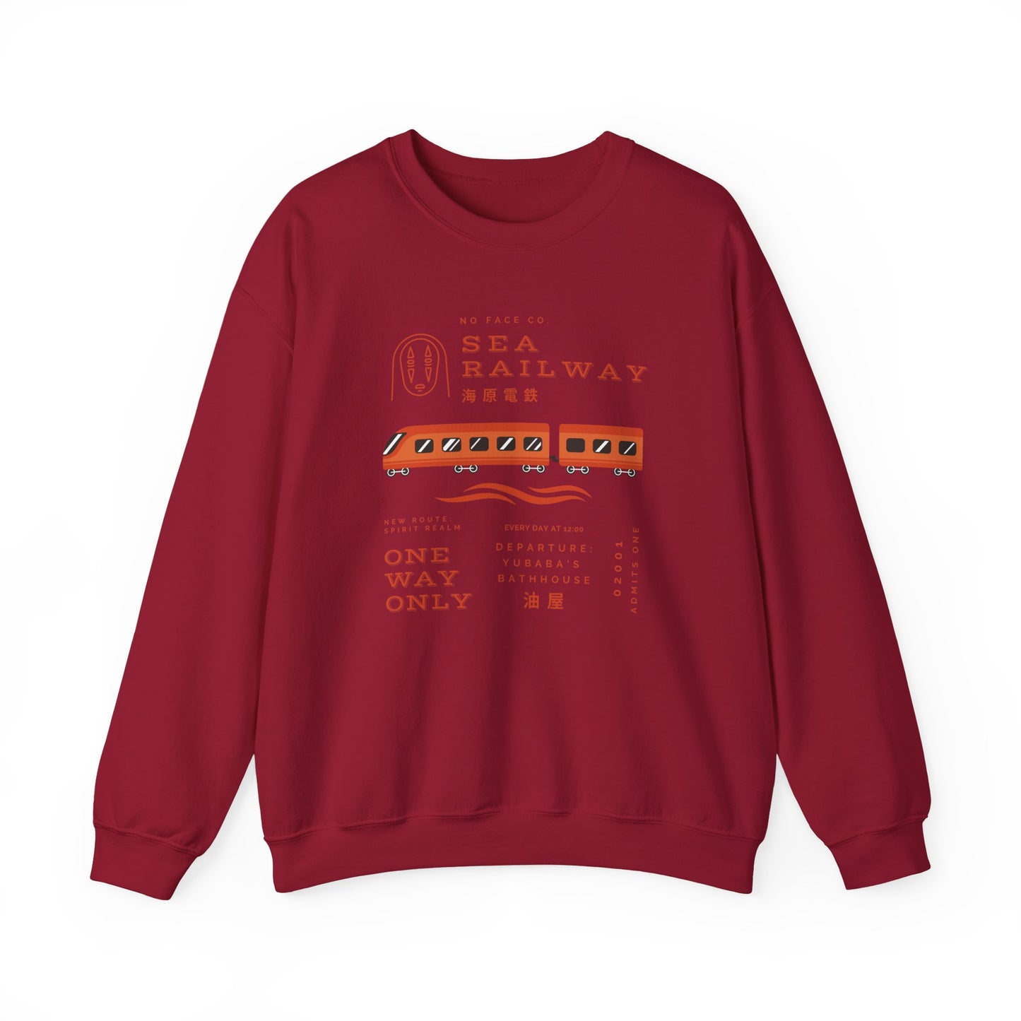 Orange Railway- Spirited Away (Unisex Sweatshirt Dark)