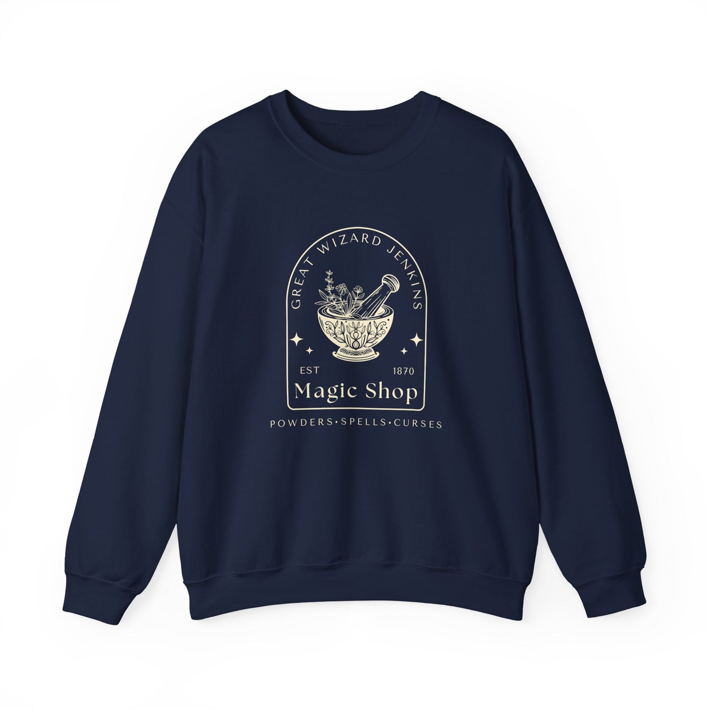Great Wizard Jenkins Magic Shop- Howl's Moving Castle (Unisex Sweatshirt Dark)