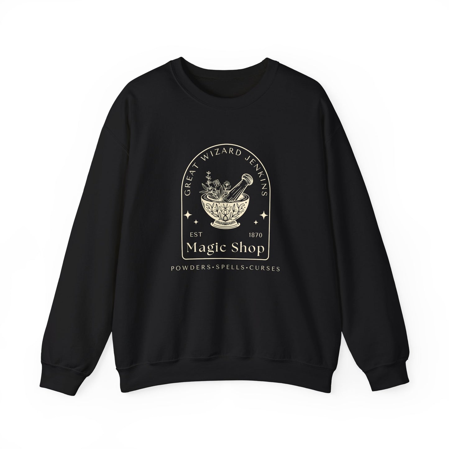 Great Wizard Jenkins Magic Shop- Howl's Moving Castle (Unisex Sweatshirt Dark)
