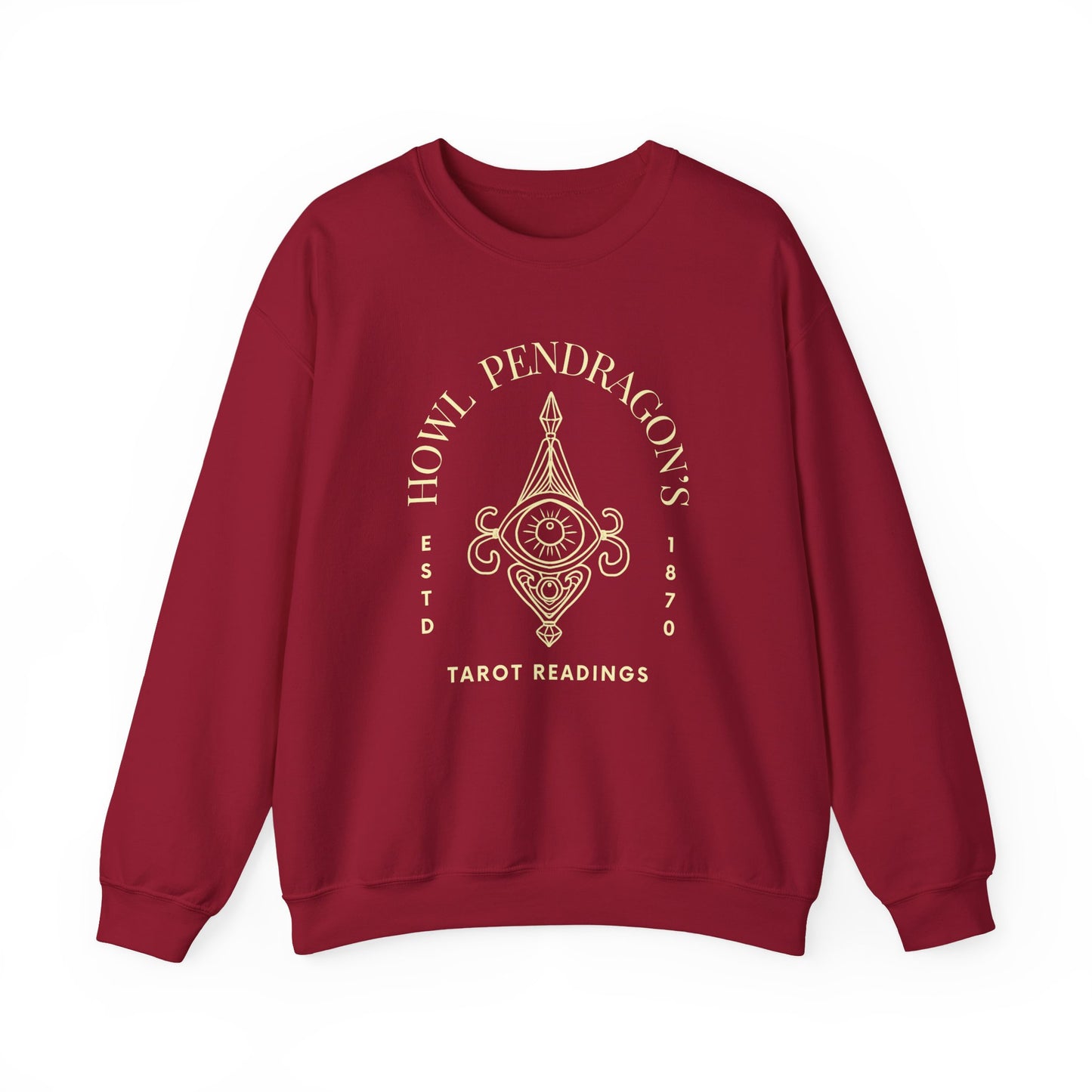 Howl Pendragon's Tarot Readings- Howl's Moving Castle (Unisex Sweatshirt Dark)