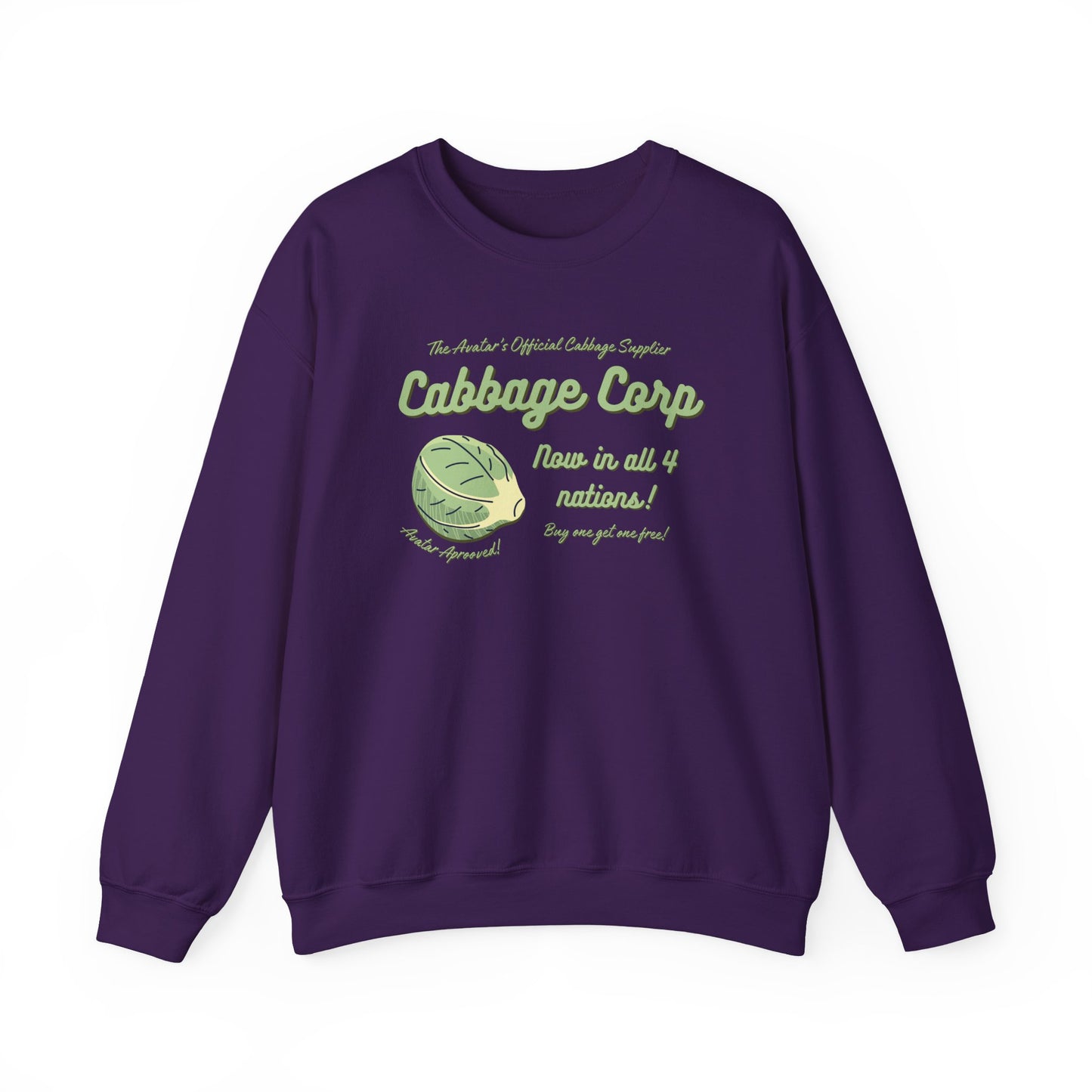Cabbage Corp- Avatar The Last Airbender (Unisex Sweatshirt Dark)