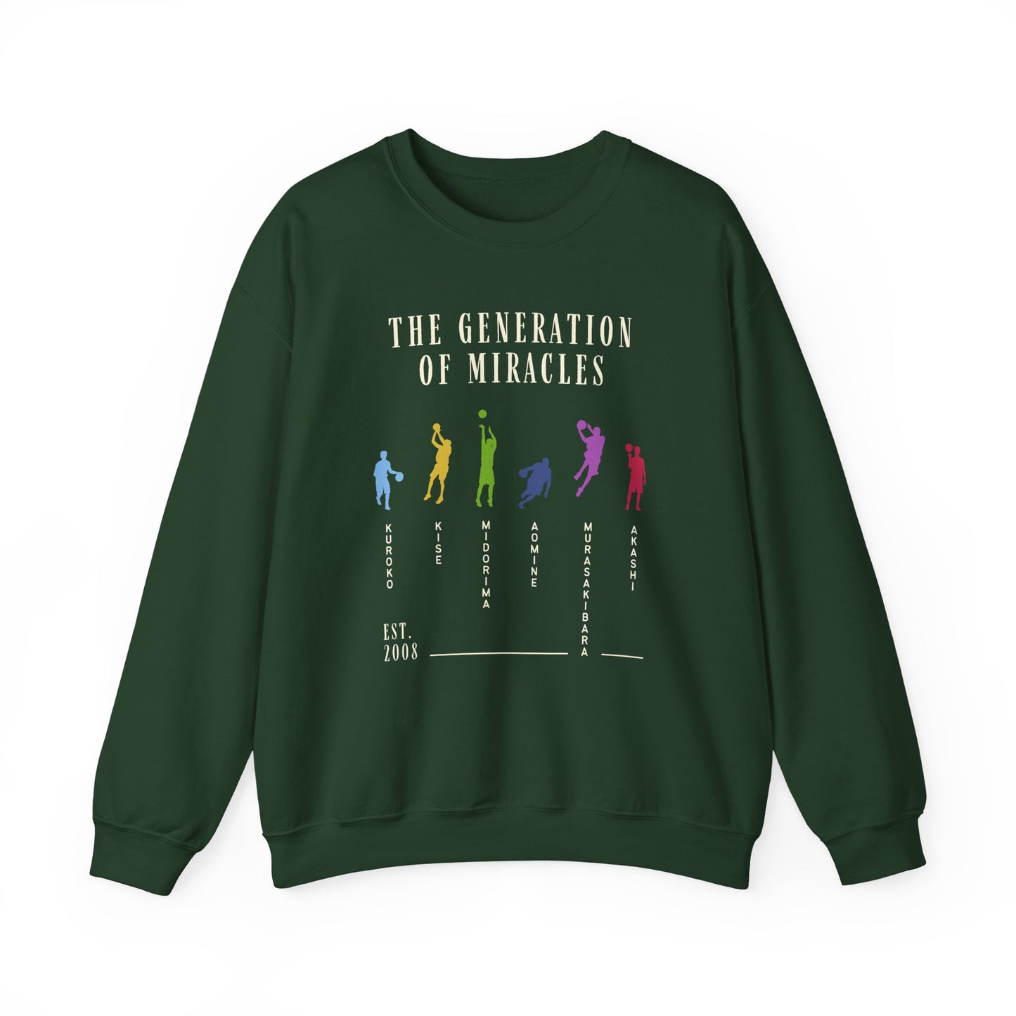 Generation of Miracles- Kuroko No Basket (Unisex Sweatshirt Dark)