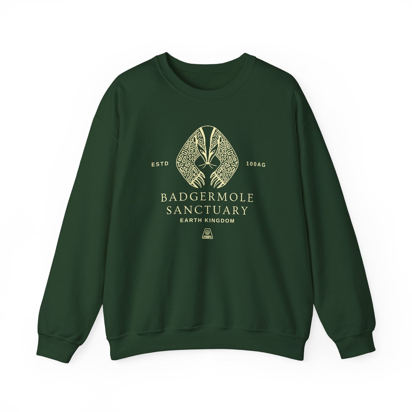 Badgermole Sanctuary- Avatar The Last Airbender (Unisex Sweatshirt Dark)