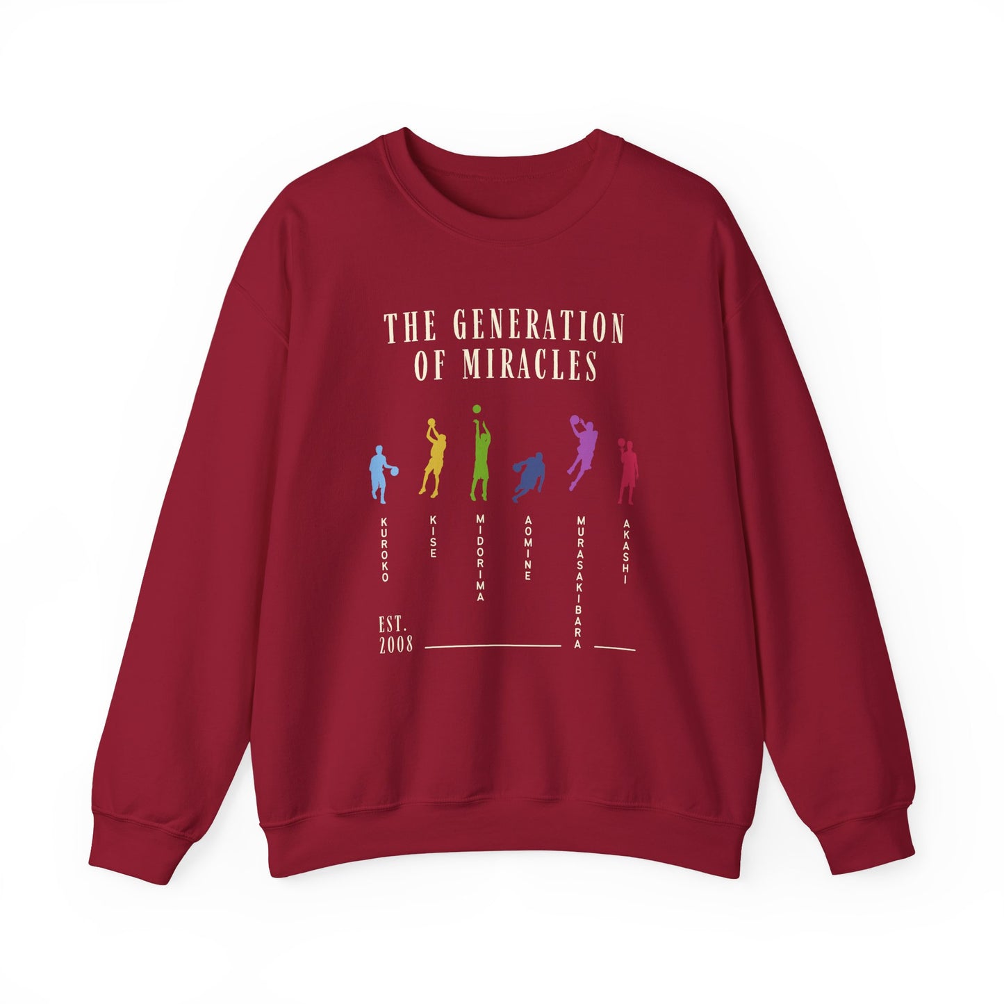 Generation of Miracles- Kuroko No Basket (Unisex Sweatshirt Dark)
