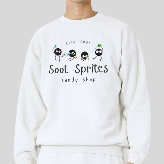Soot Sprites Candy Shop- Spirited Away (Unisex Sweatshirt Light)