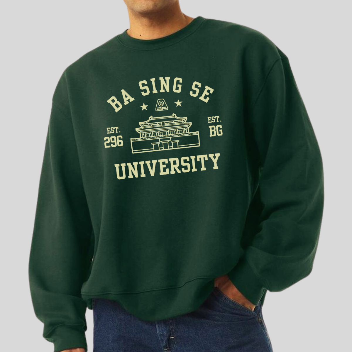 Ba Sing Se University- Avatar The Last Airbender (Unisex Sweatshirt Dark)