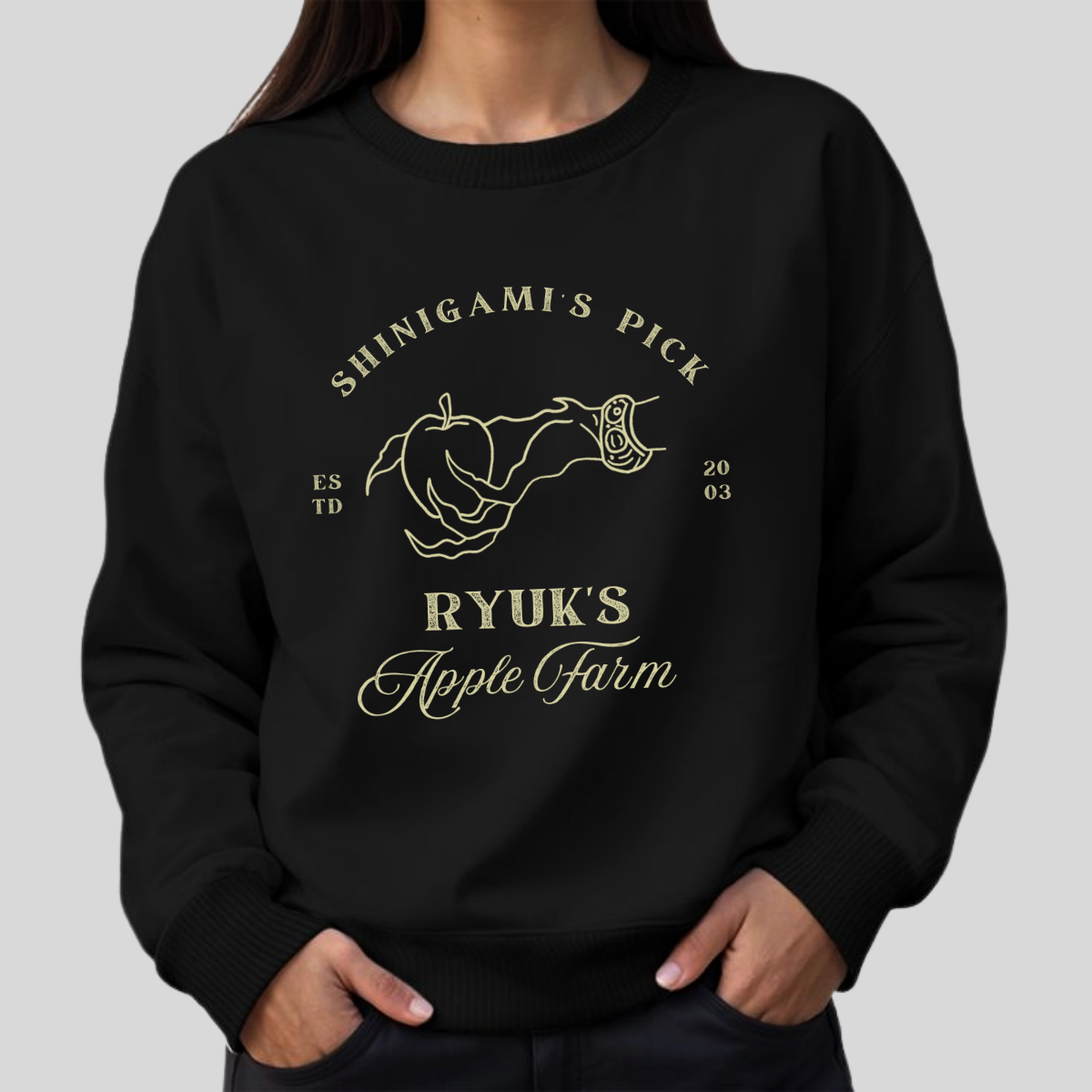 Ryuk's Apple Farm- Death Note (Unisex Sweatshirt Dark)