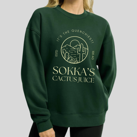 Sokka's Cactus Juice- Avatar The Last Airbender (Unisex Sweatshirt Dark)