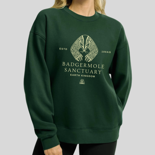 Badgermole Sanctuary- Avatar The Last Airbender (Unisex Sweatshirt Dark)
