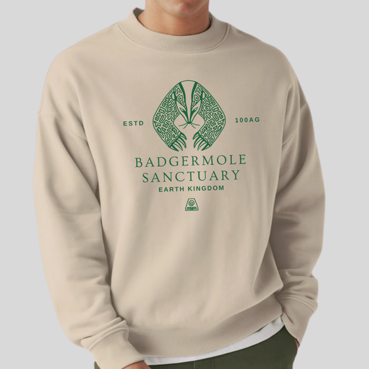 Badgermole Sanctuary- Avatar The Last Airbender (Unisex Sweatshirt Light)