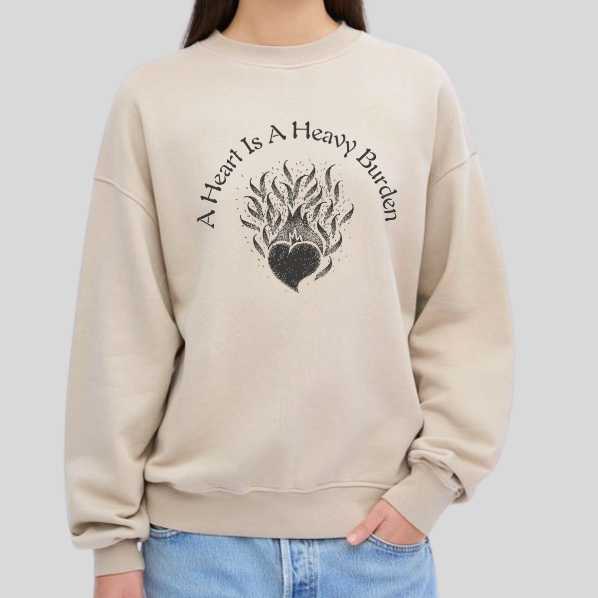 A Heart is A Heavy Burden- Howl's Moving Castle (Unisex Sweatshirt Light)