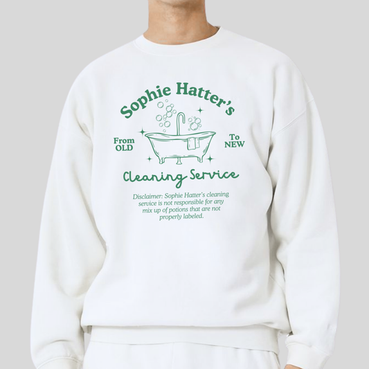 Sophie's Cleaning Service- Howl's Moving Castle (Unisex Sweatshirt Light)