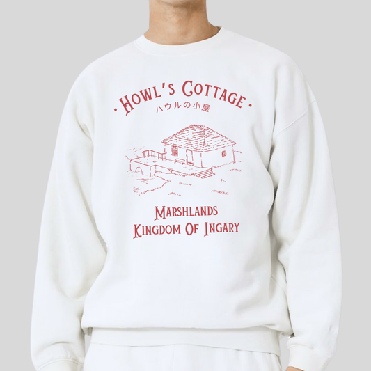 Howl's Cottage- Howl's Moving Castle (Unisex Sweatshirt Light)