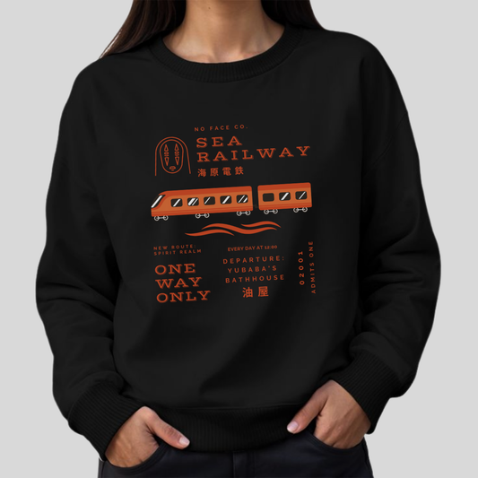 Orange Railway- Spirited Away (Unisex Sweatshirt Dark)