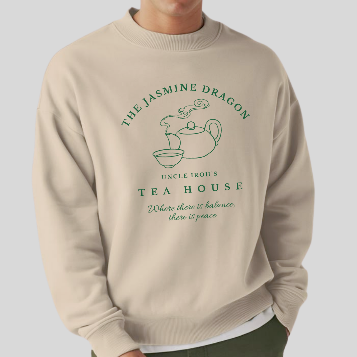 The Jasmine Dragon- Avatar The Last Airbender (Unisex Sweatshirt Light)