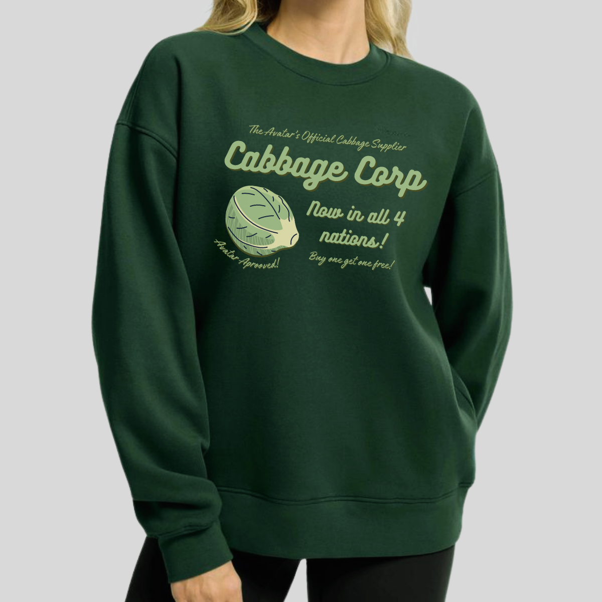 Cabbage Corp- Avatar The Last Airbender (Unisex Sweatshirt Dark)