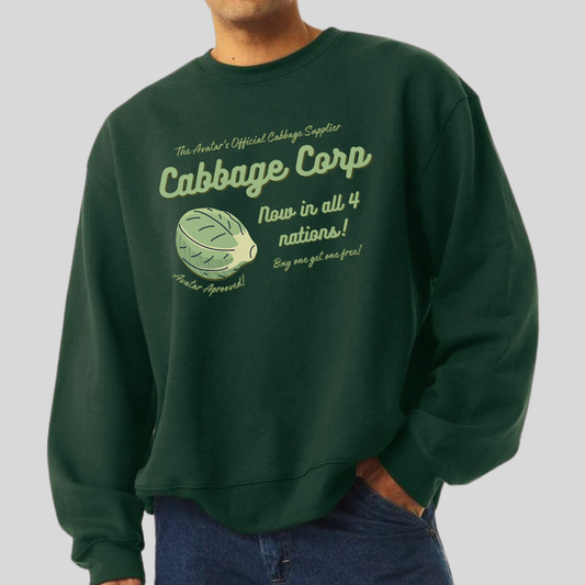 Cabbage Corp- Avatar The Last Airbender (Unisex Sweatshirt Dark)
