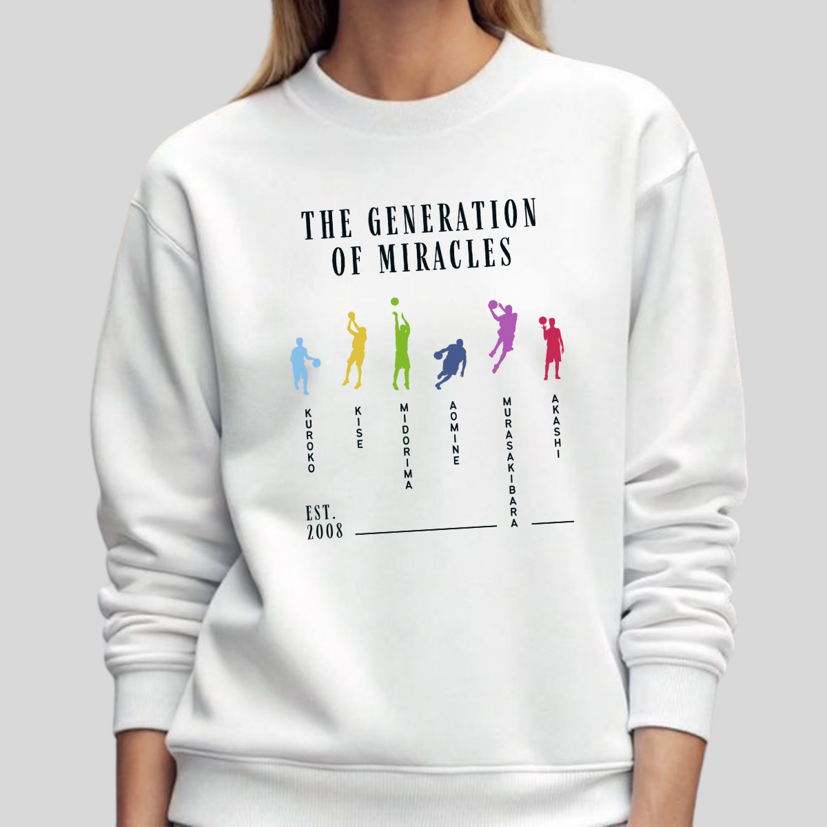 Generation of Miracles- Kuroko No Basket (Unisex Sweatshirt Light)