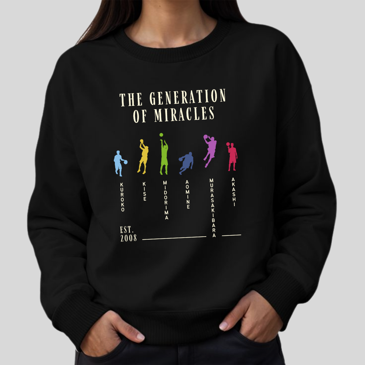 Generation of Miracles- Kuroko No Basket (Unisex Sweatshirt Dark)