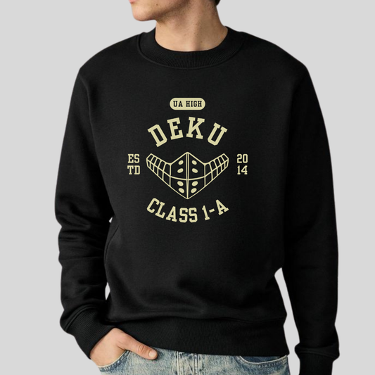 Deku Class 1-A- My Hero Academia (Unisex Sweatshirt Dark)