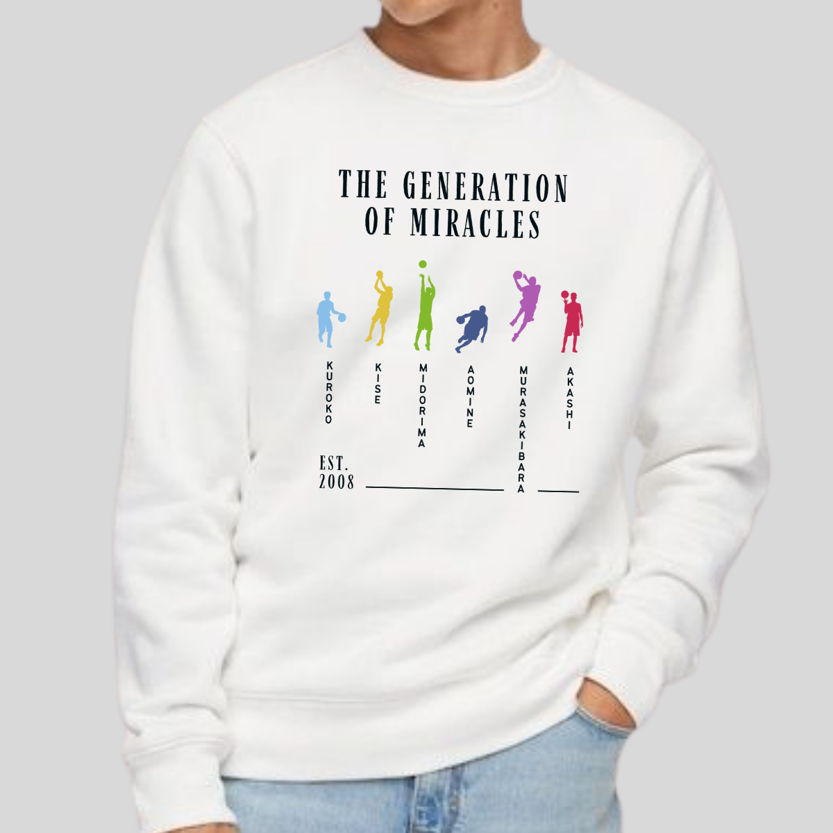 Generation of Miracles- Kuroko No Basket (Unisex Sweatshirt Light)