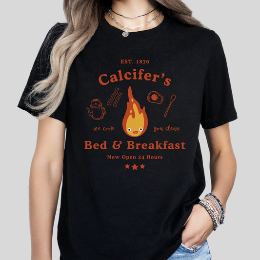 Calcifer's Bed & Breakfast- Howl's Moving Castle (Unisex Shirt)