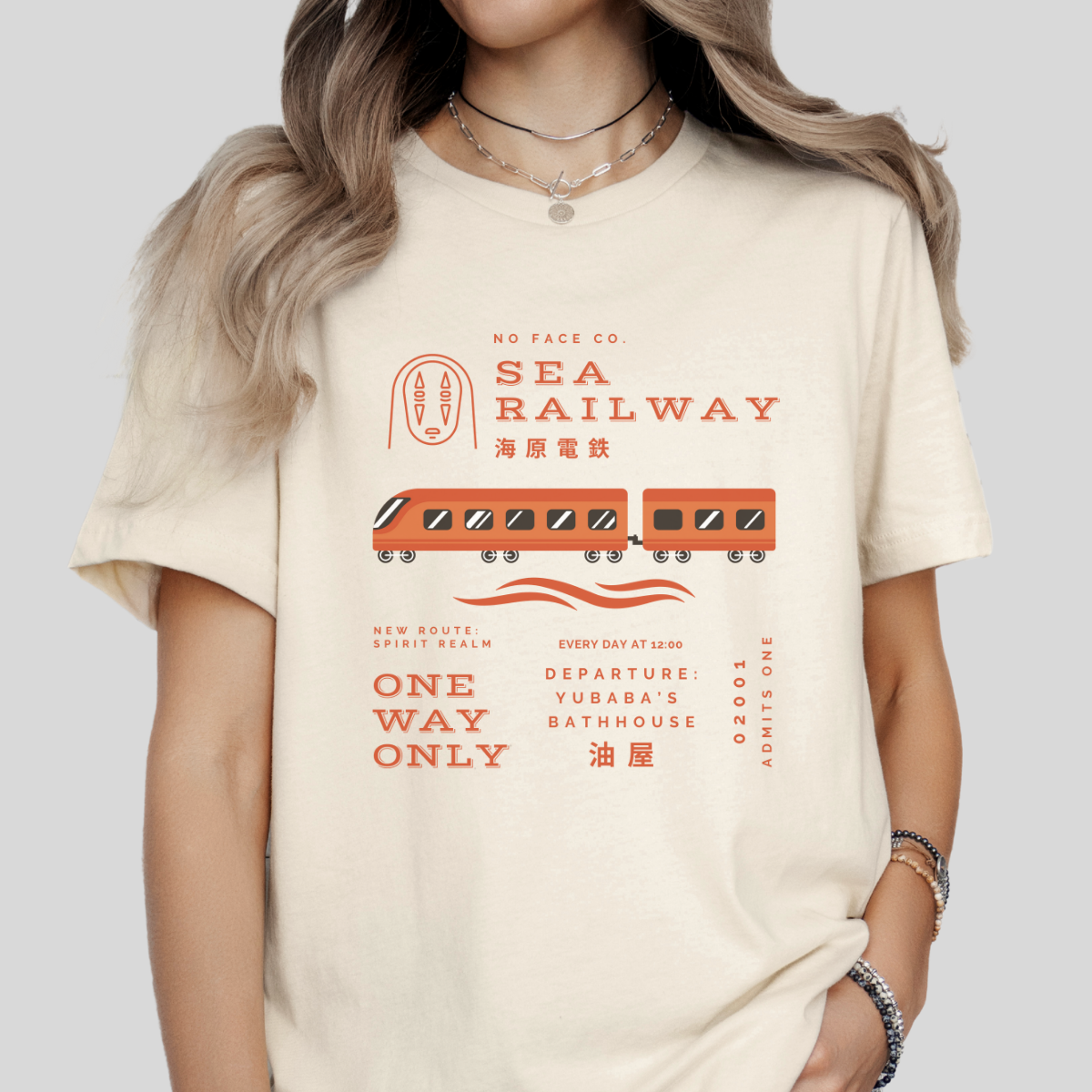 Orange Sea Railway- Spirited Away (Unisex Shirt)