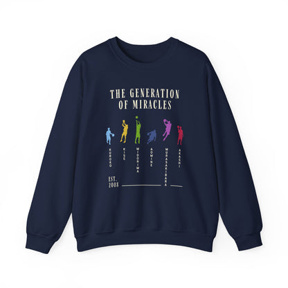 Generation of Miracles- Kuroko No Basket (Unisex Sweatshirt Dark)