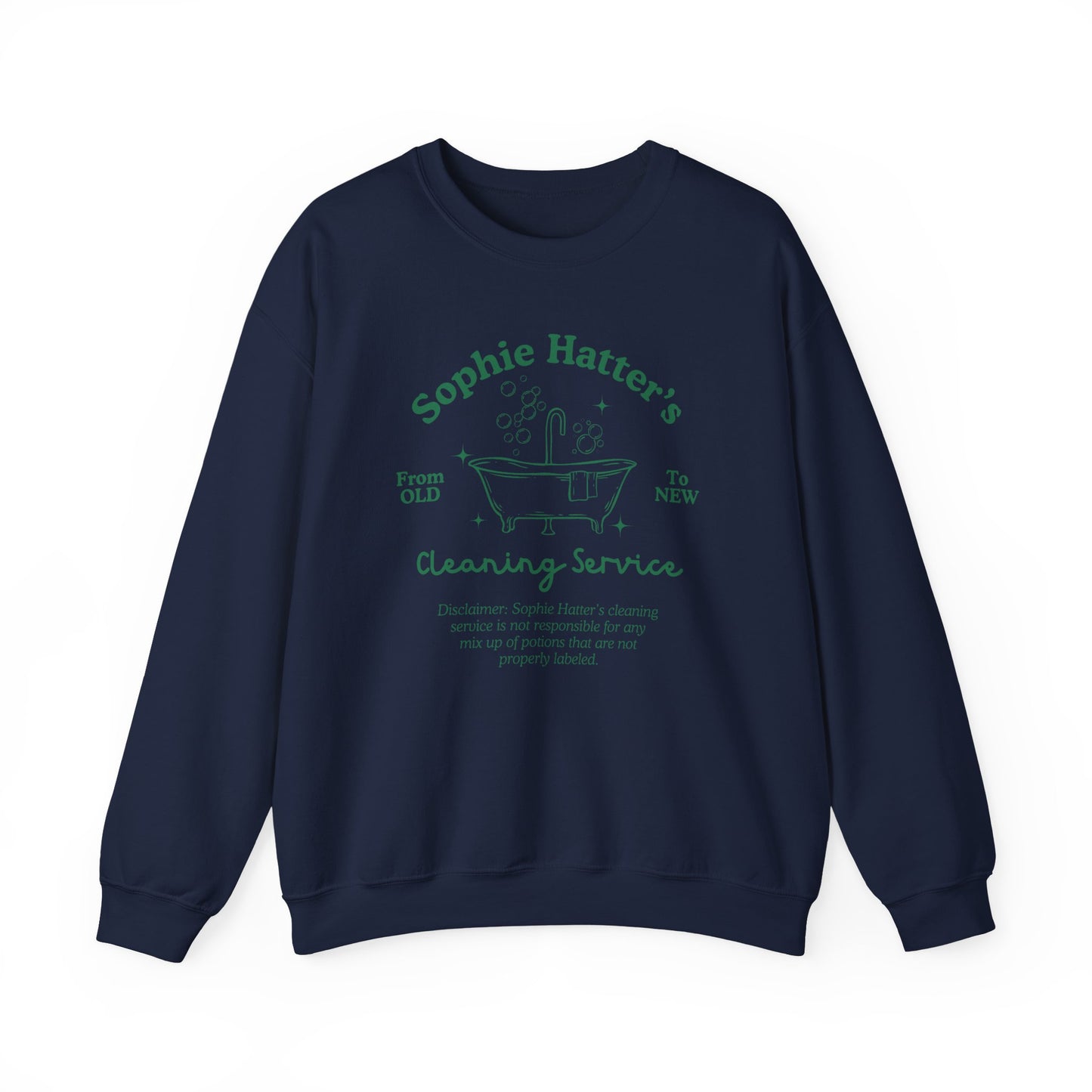 Sophie's Cleaning Service- Howl's Moving Castle (Unisex Sweatshirt Dark)