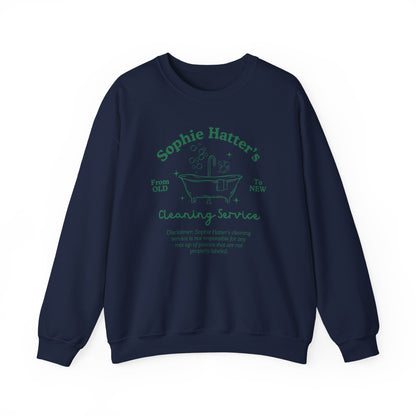 Sophie's Cleaning Service- Howl's Moving Castle (Unisex Sweatshirt Dark)