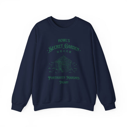 Howl's Secret Garden- Howl's Moving Castle (Unisex Sweatshirt Dark)