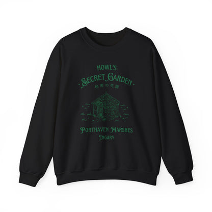 Howl's Secret Garden- Howl's Moving Castle (Unisex Sweatshirt Dark)