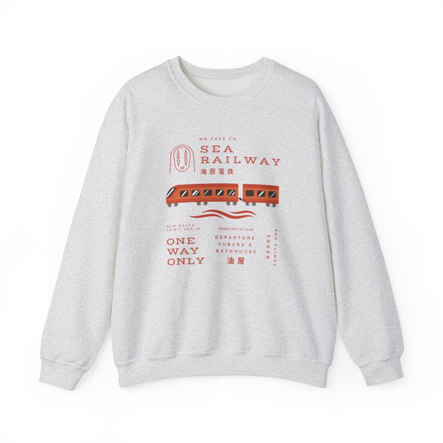 Orange Sea Railway- Spirited Away (Unisex Sweatshirt Light)