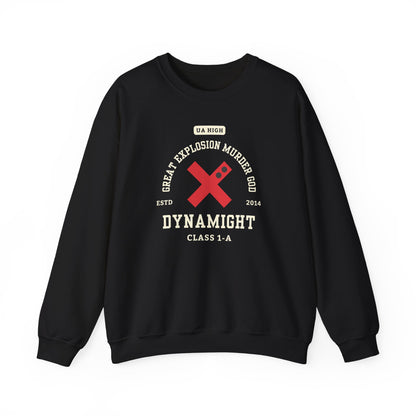 Dynamight Class 1-A- My Hero Academia (Unisex Sweatshirt Dark)
