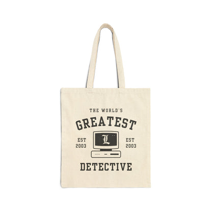 World's Greatest Detective- Death Note (Tote Bag)
