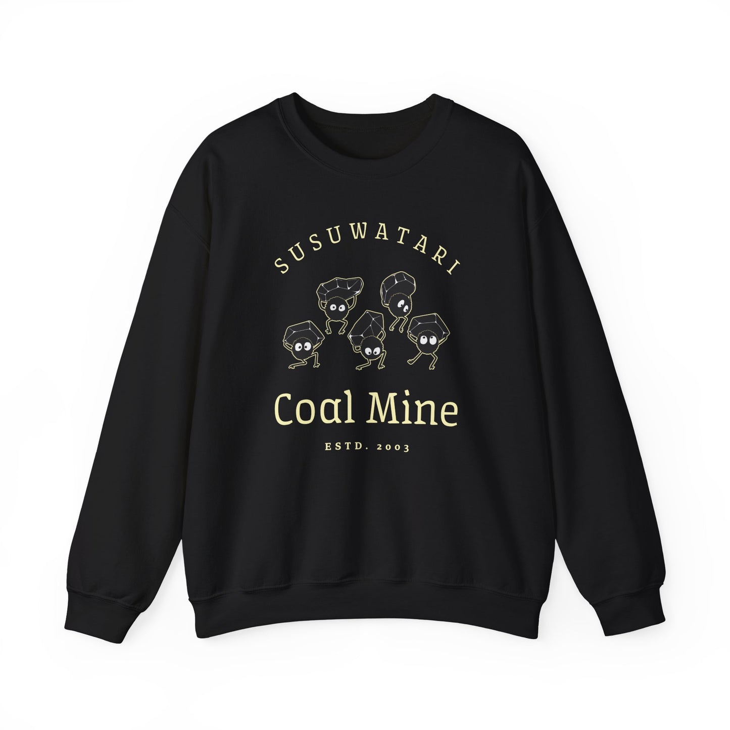 Suzuwatari Coal Mine- Spirited Away (Unisex Sweatshirt Dark)
