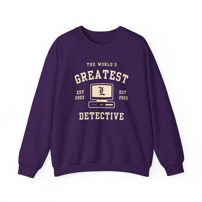 World's Greatest Detective- Death Note (Unisex Sweatshirt Dark)