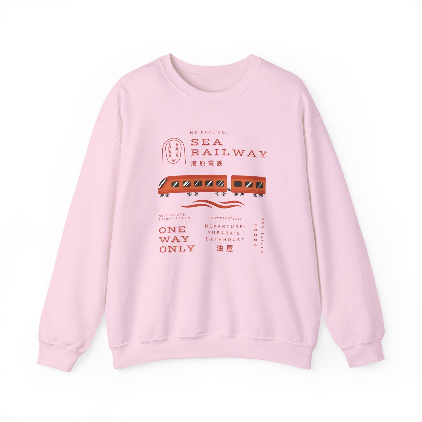 Orange Sea Railway- Spirited Away (Unisex Sweatshirt Light)